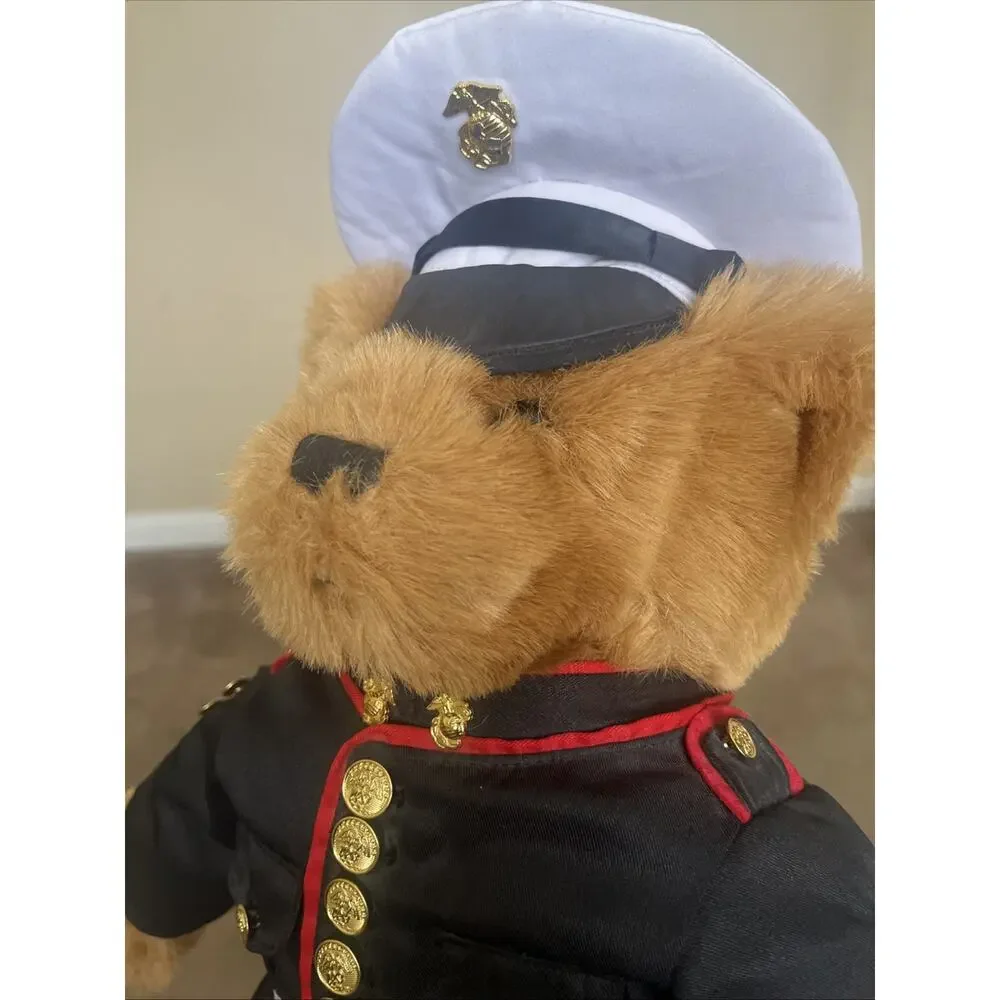 Genuine U.S. MARINE CORPS ENLISTED DRESS BLUE UNIFORM PLUSH BEAR 21
